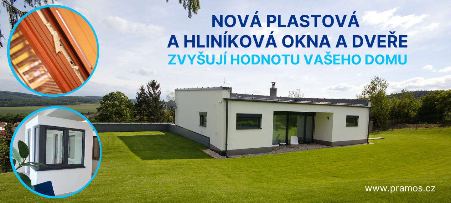 Nová plastová a hliníková okna a dveře zvyšují hodnotu vašeho domu